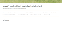 Tablet Screenshot of mediationunlimited.net